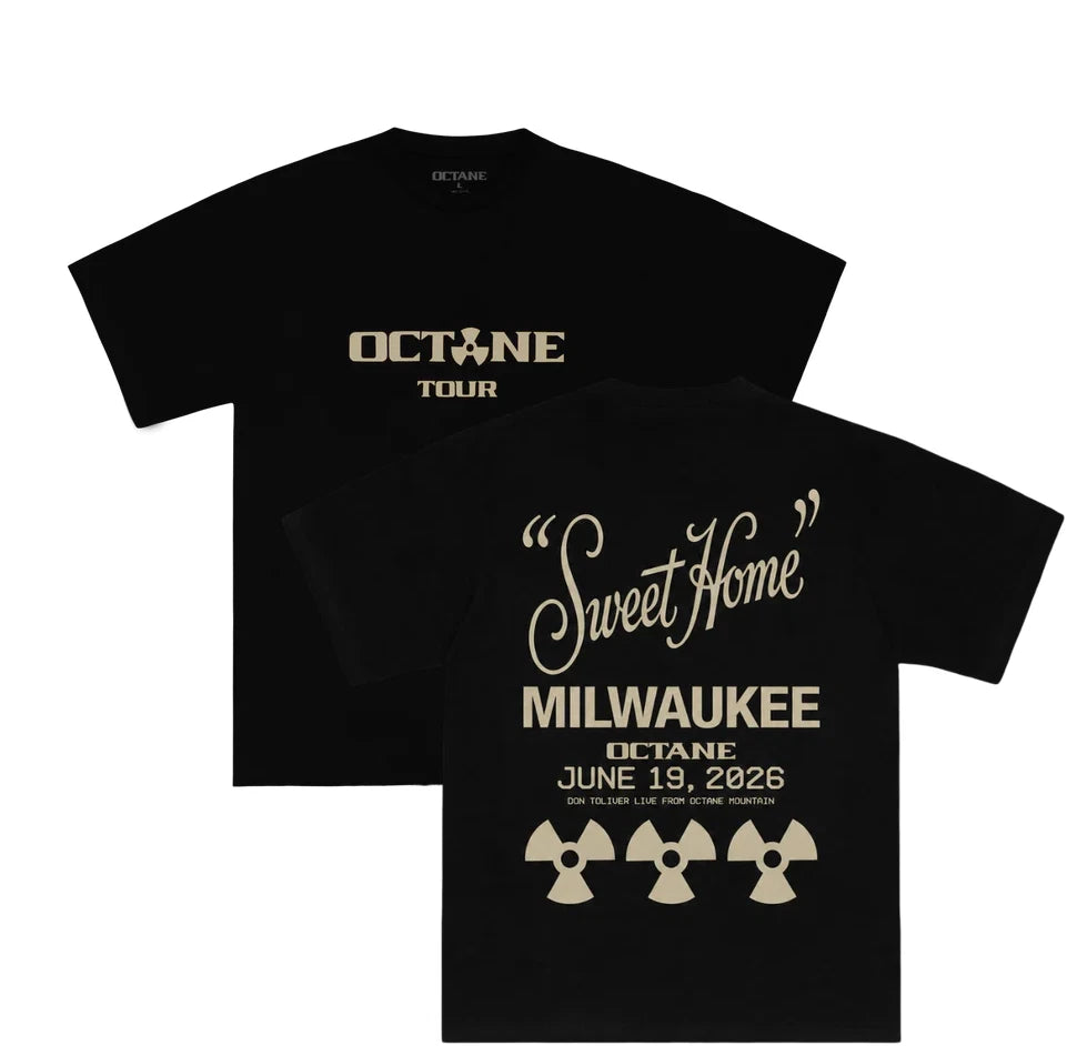 Unisex DON TOLIVER OCTANE SWEET HOME MILWAUKEE June 19th 2026 MERCH TEE, T-shirt