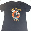 Vtg Van Halen 1984 Concert Band Tee Black Men’s Sz Lg