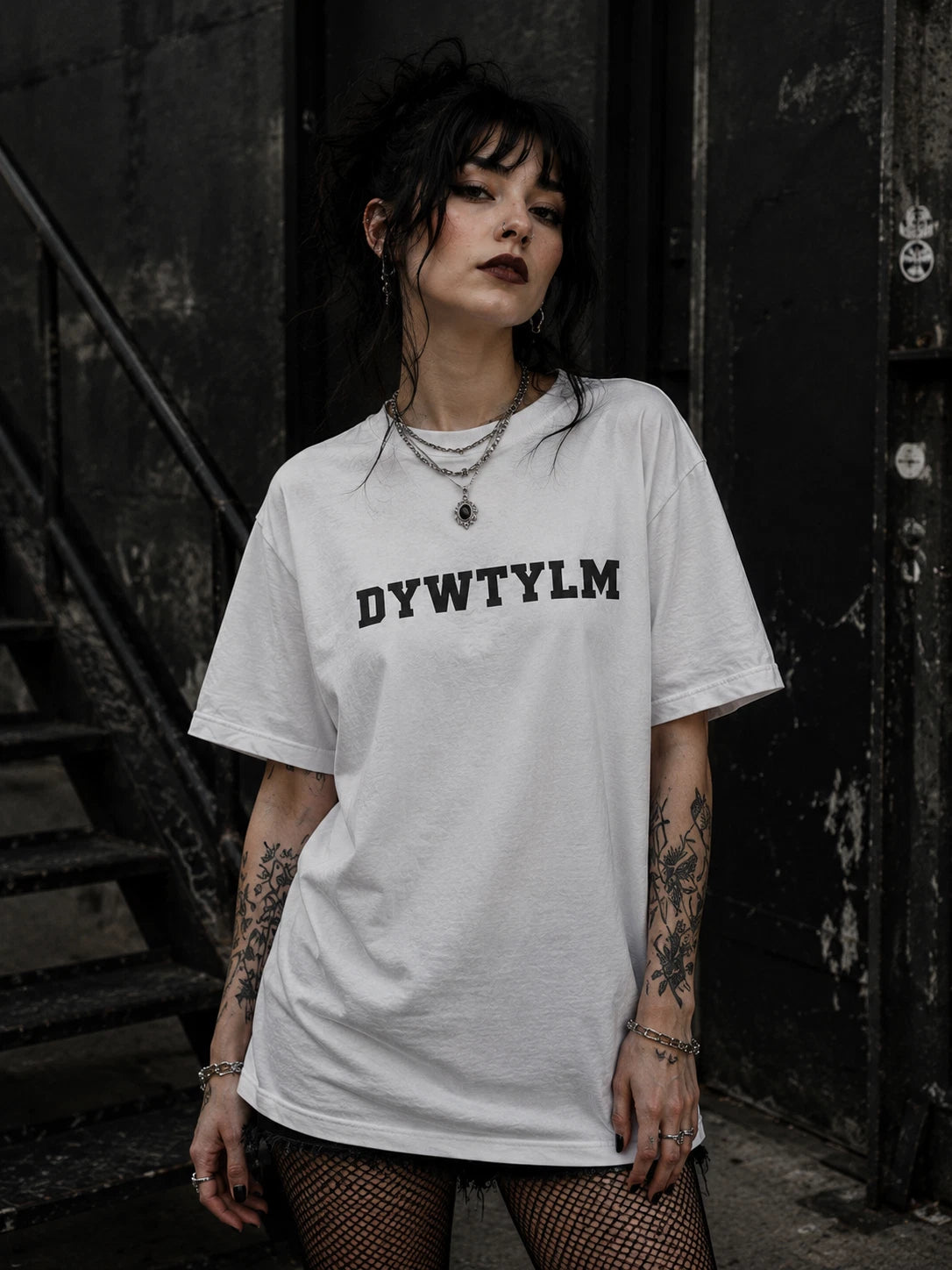 DYWTYLM T-Shirt | Minimal Text Graphic Tee
