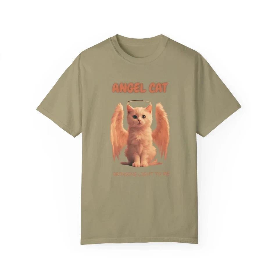 Cute Cat Cartoon Graphic Unisex Oversized Round Neck T-Shirt Stylish Cotton