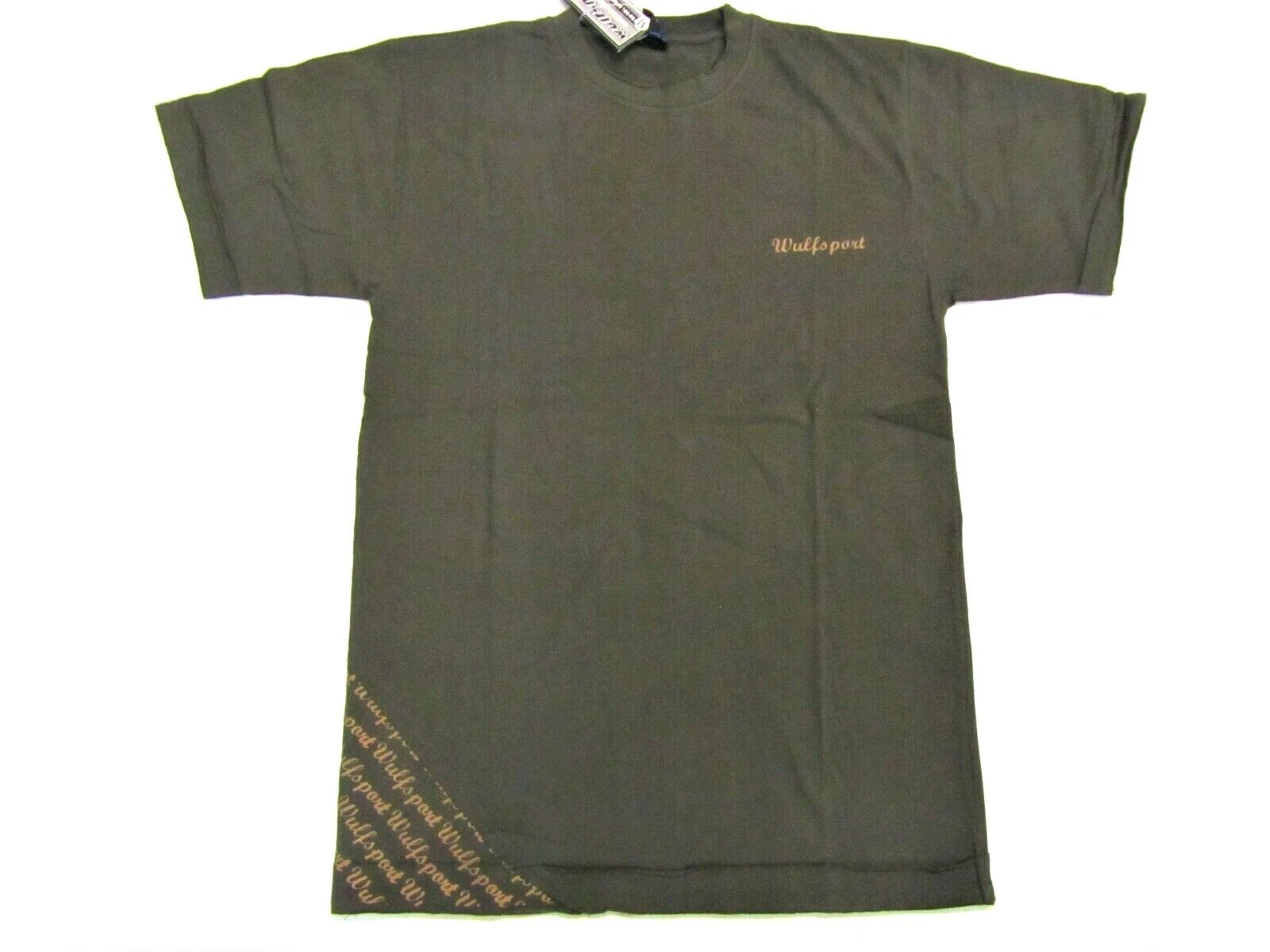 Unisex adult T-shirt brown Wulfsport leisure sizes S - M & XXL