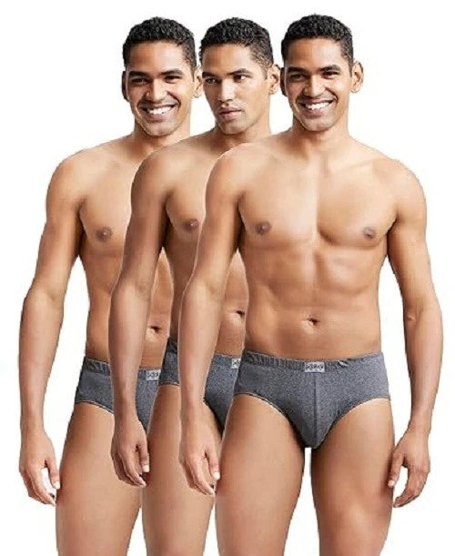 Jockey 8035 Men's Super Combed 100% Cotton Solid Poco Brief Ultrasoft  6 pc