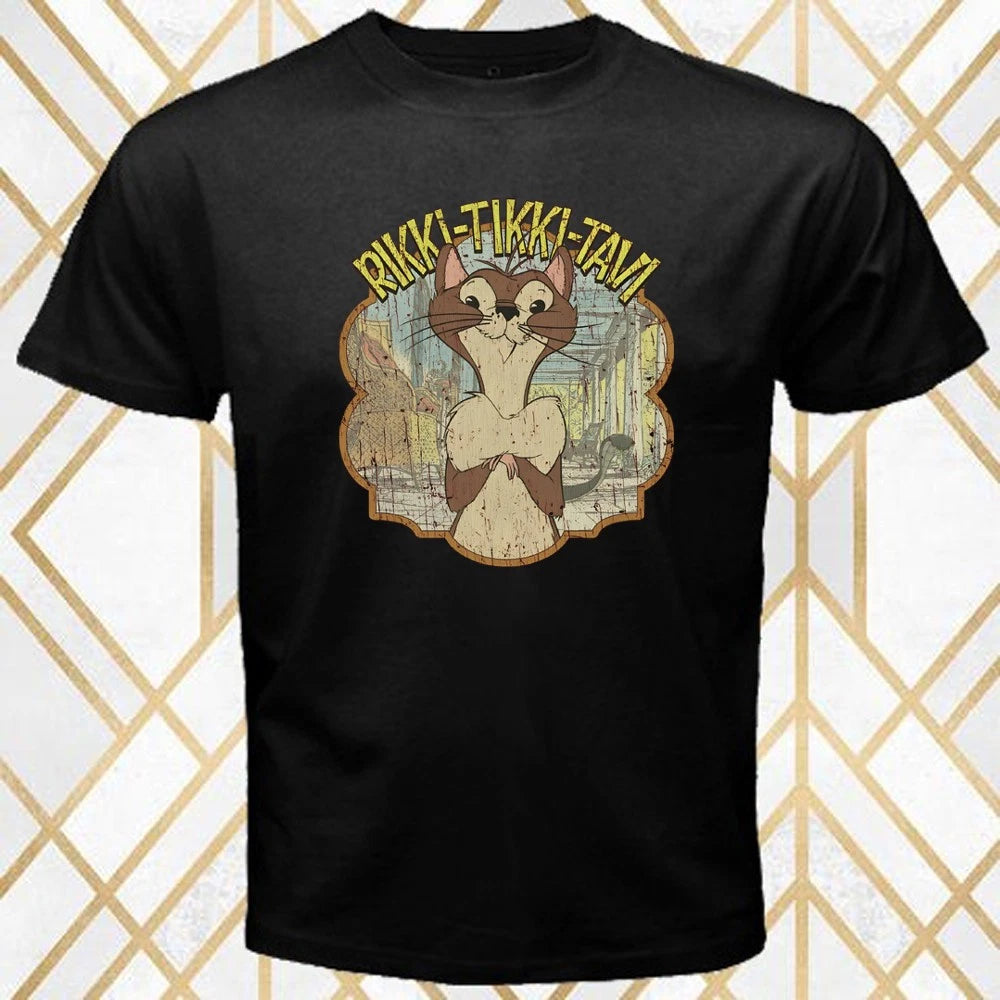 Rikki-Tikki-Tavi 1975 Men's Black Size S - 5XL