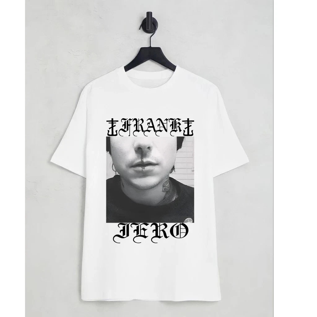 Frank Iero Nose Bleed White T Shirt