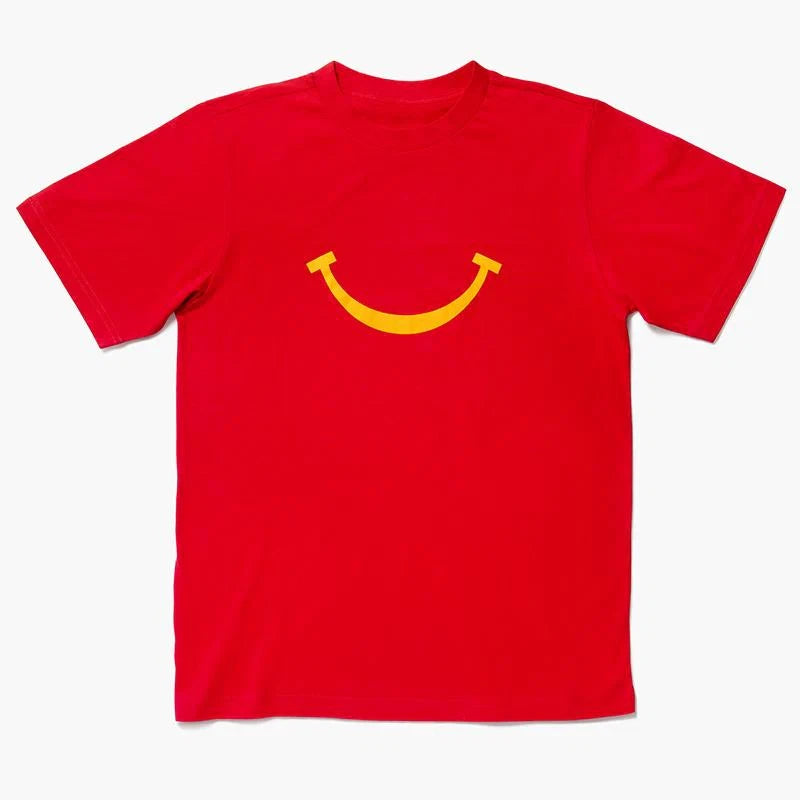 McDonald's Happy Meal Vintage Style Golden Arches Red Graphic T-Shirt Tee S-5XL