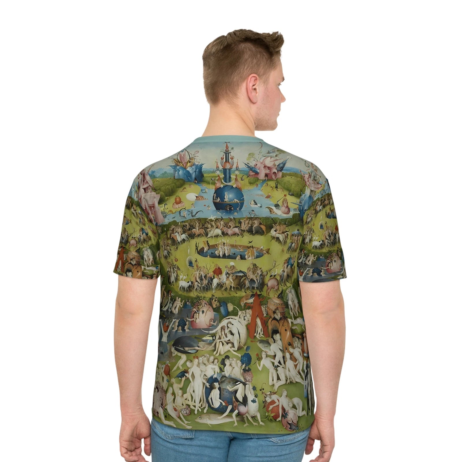 Hieronymus Bosch The Garden of Earthly Delights Creatures Men T-shirt Fine Art