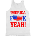 Merica F**k Yeah Bella+Canvas Tank Top American Flag Shirt F Yea QUALITY & SOFT