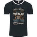 Premium Vintage 21st Birthday 2005 Mens Ringer T-Shirt FotL