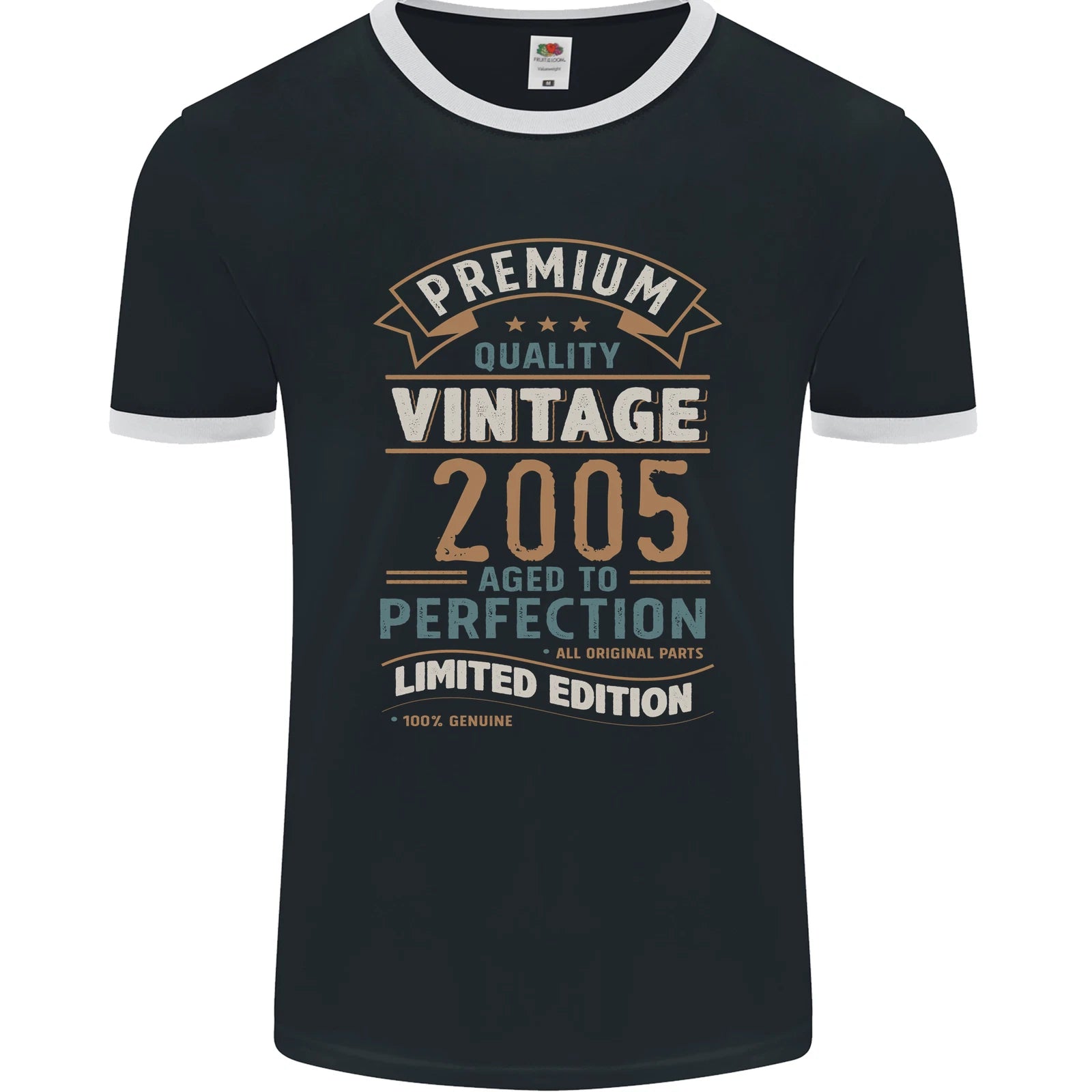 Premium Vintage 21st Birthday 2005 Mens Ringer T-Shirt FotL
