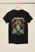 Metallica "Sad But True" Fused Skulls Graphic Black T-Shirt - (MU84)