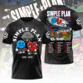 Simple Plan Tour 2026 3D Apparel