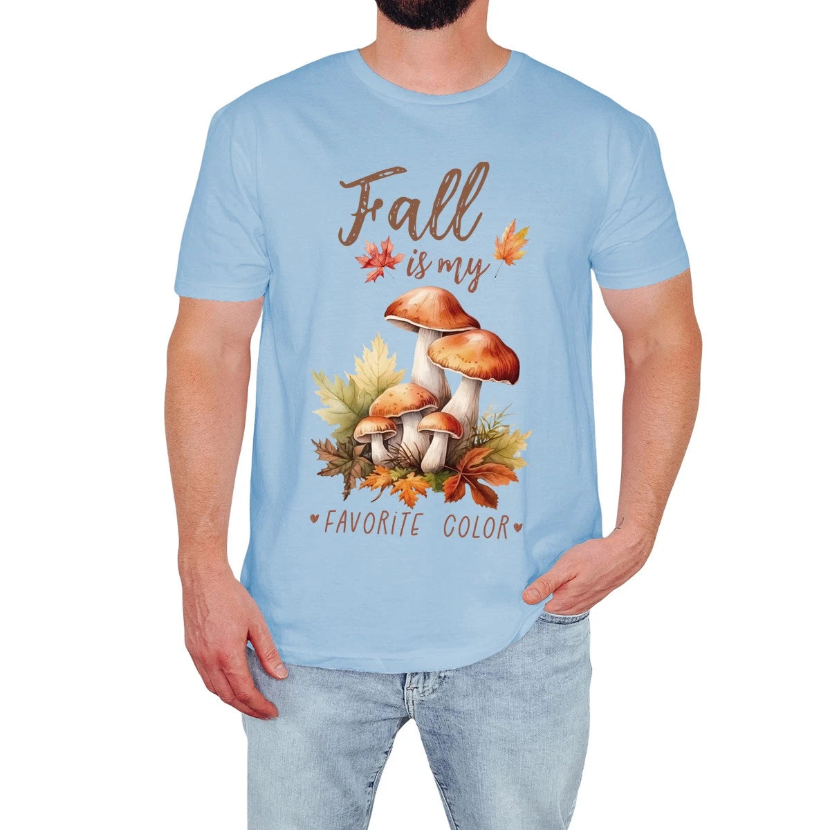 Fall Is My Favourite Colour Mens T-Shirt Stylish Autumn Nature Lover Gift