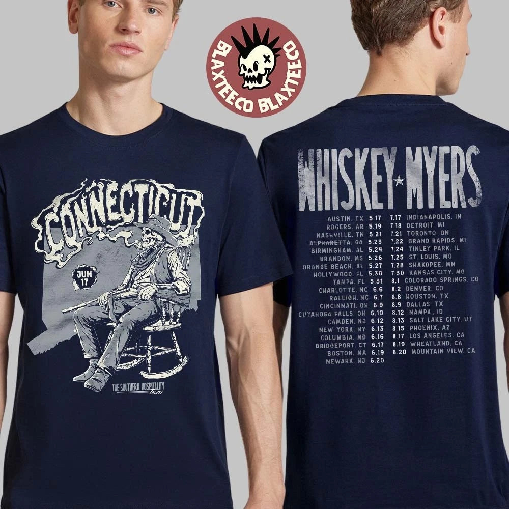 Whiskey Myers X Sound*waves Creative Bridgeport Connecticut 2026 Show T-Shirt
