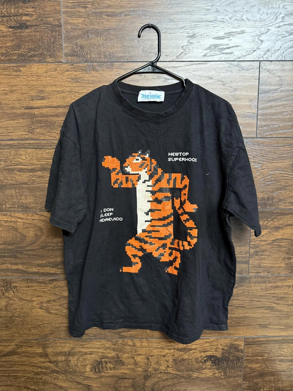 Anime Tiger Meme T-shirt I' don sleep Mdaevico XL