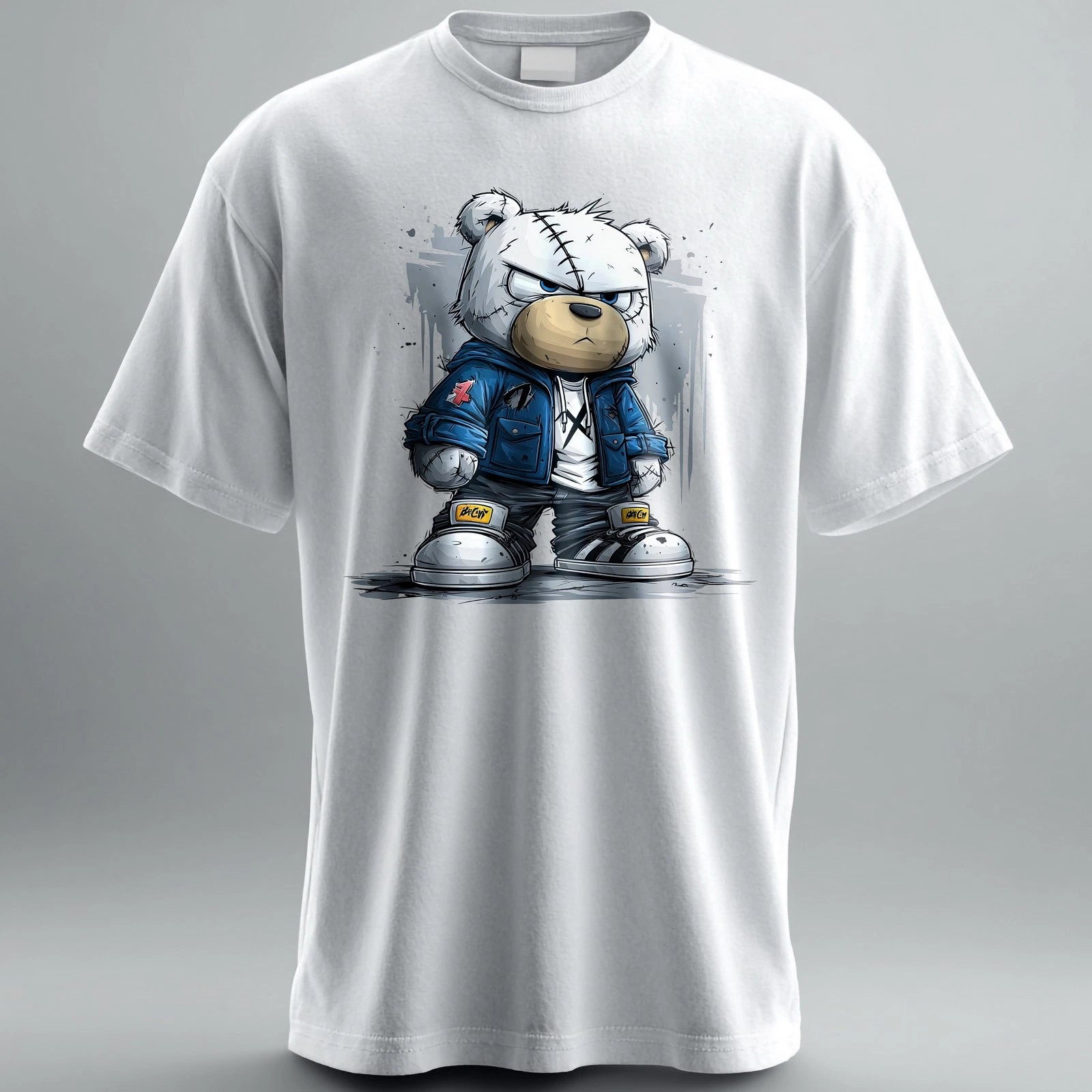 Gangsta Bear style of a streetwear 001 Adult/Childrens t shirts/t-shirt