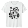 Explore The World T-Shirt Adventure Travel Outdoors Nature