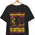 Faithful to the Cheese Japanese Horror Rat T-Shirt, Unisex tee