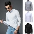 Shirt Clothing Long Sleeve Mens Polyester Shirts Slim Fit 1Pcs T-Shirt Thermal