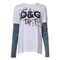 DOLCE & GABBANA T-shirt White Graphic Print Cotton Crew Neck IT42 / US32 520usd