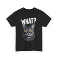 Cat What Meme T-Shirt | Funny Trendy Internet Joke Tee | Viral Humor Shirt