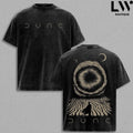 Dune Arrakis Vintage Washed T-shirt Paul Atreides Sci-Fi Heavyweight Cotton Tee