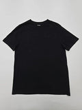 Old Navy Men Black Basic T-Shirt Size M Soft-Washed Regular Crew Neck