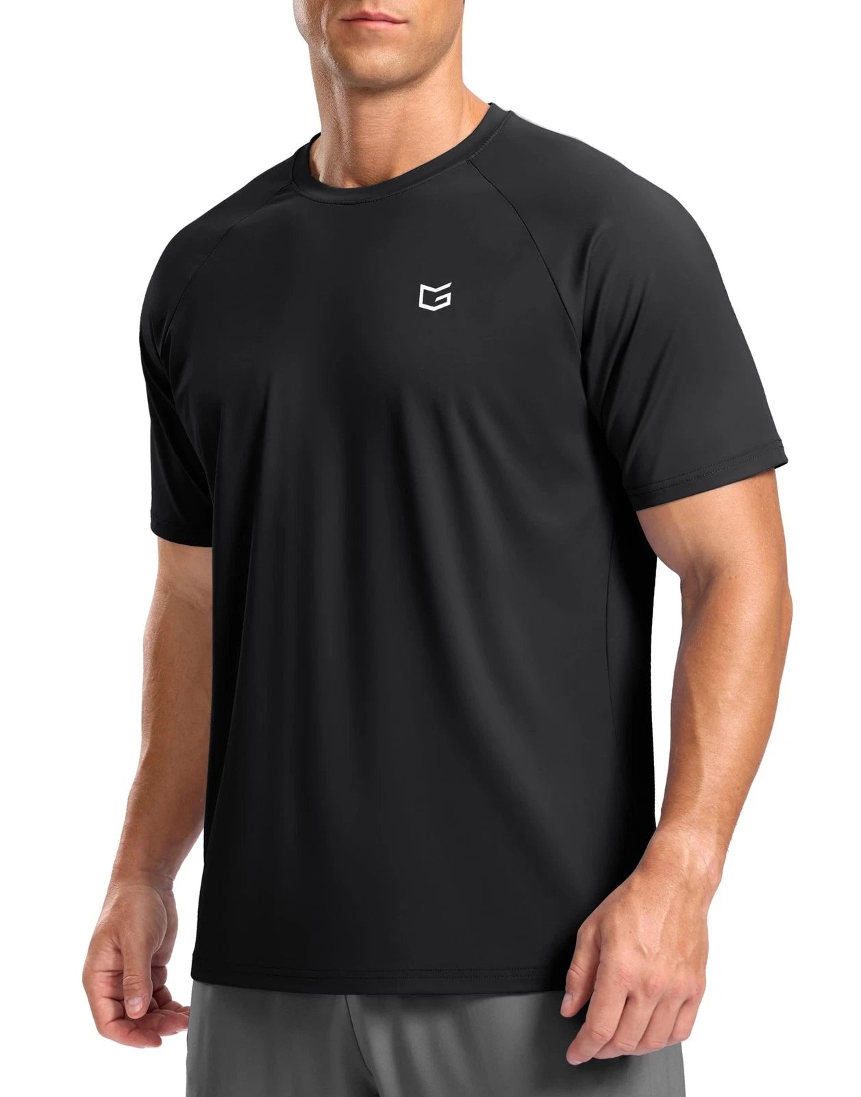 Men's Athletic Workout T-Shirts Moisture Wicking Cooling Running Shirts Short...