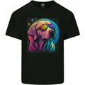 A Cool Golden Retriever With Glasses Dog Mens Cotton T-Shirt Tee Top