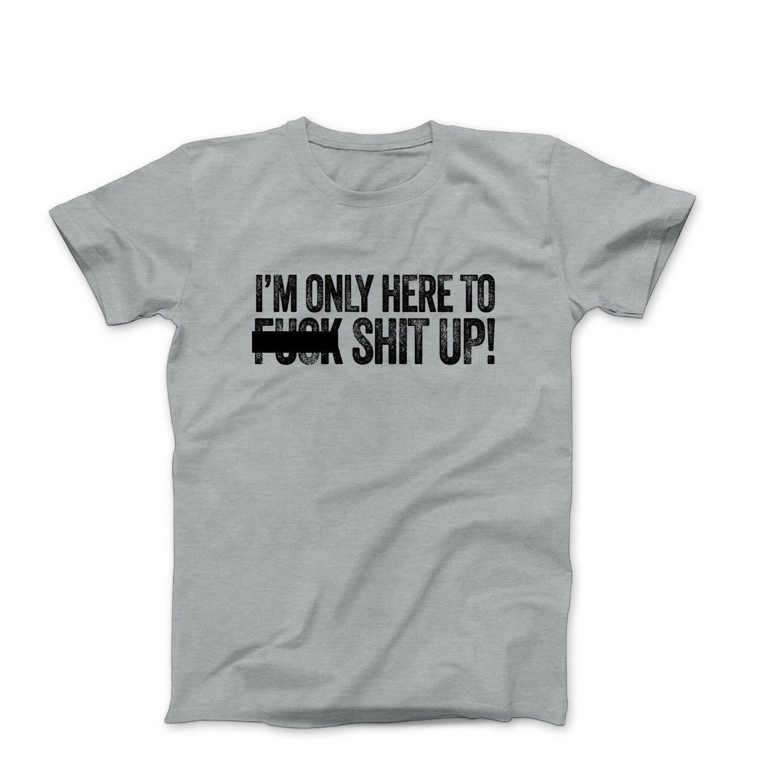 Im only here mens workout shirt gray graphic tee shirts with sayings fitness tee