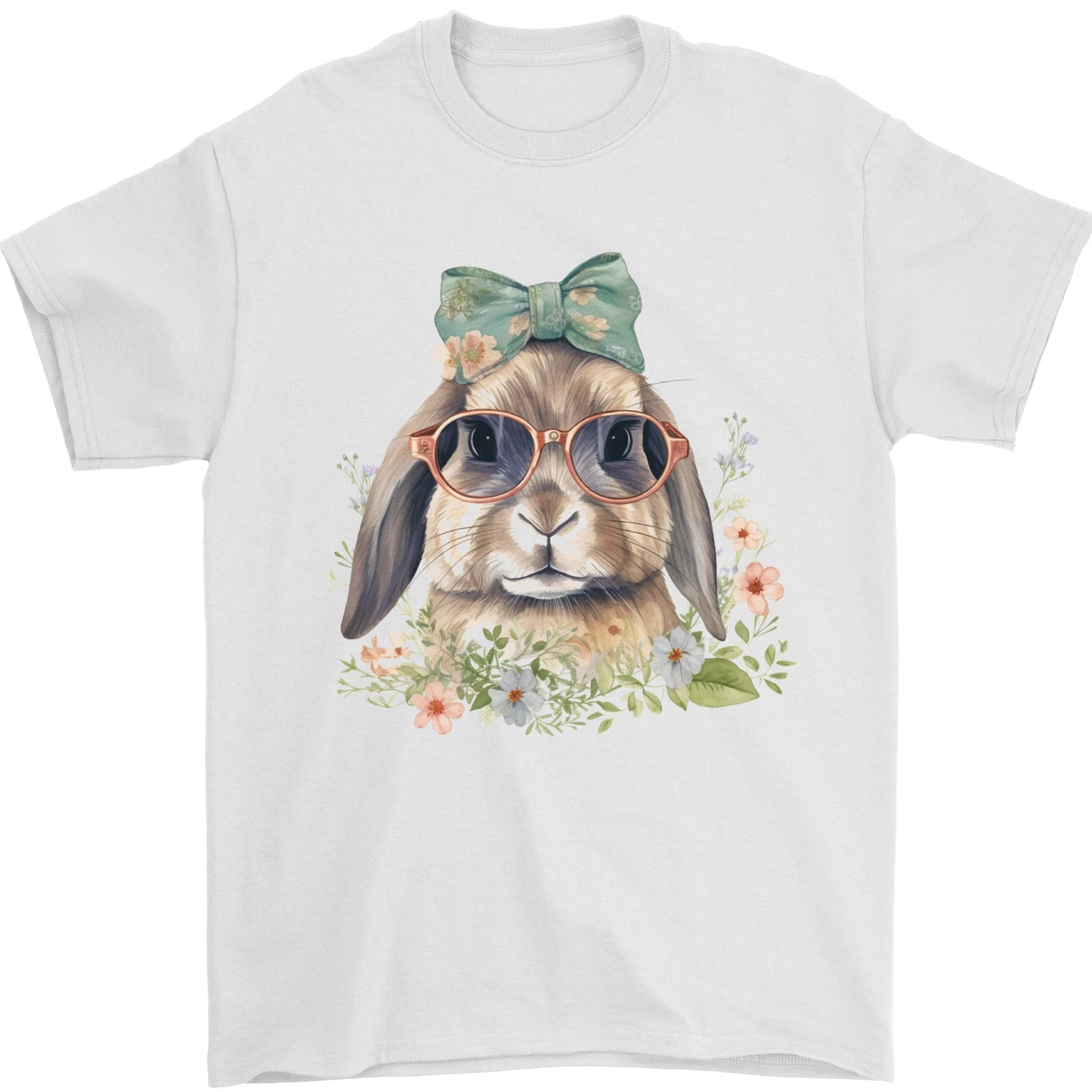 A Cool Easter Bunny Mens T-Shirt 100% Cotton
