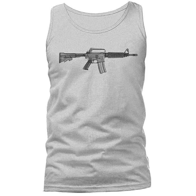 AR-15 2nd Amendment Constitution Gun Patriot Patriotic Tank Top