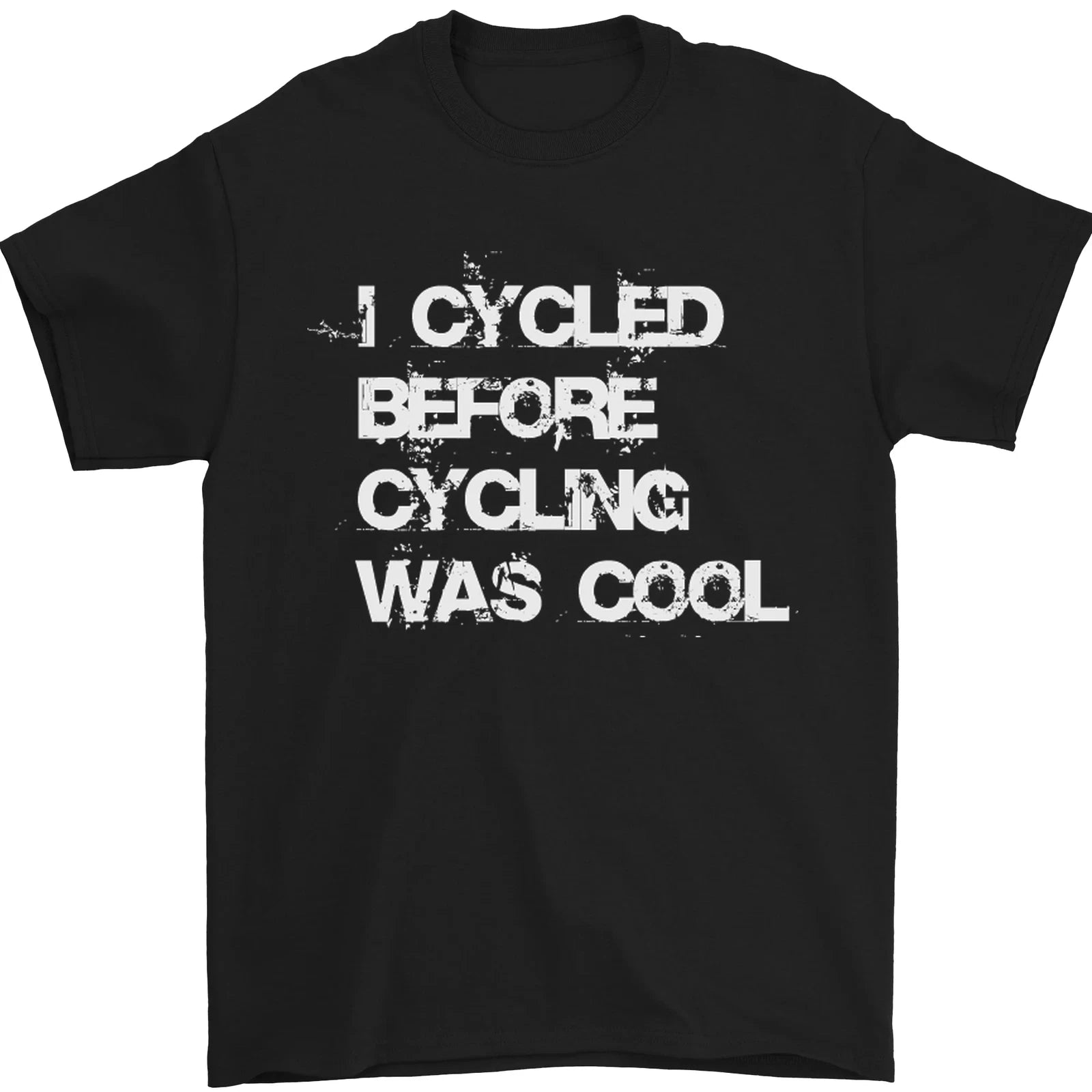 I Cycled Before Cycling was Cool Cycling Mens T-Shirt 100% Cotton