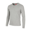 DIESEL T-Just-LS-D Men T-Shirt XL Grey Melange Crew Neck Long Sleeve