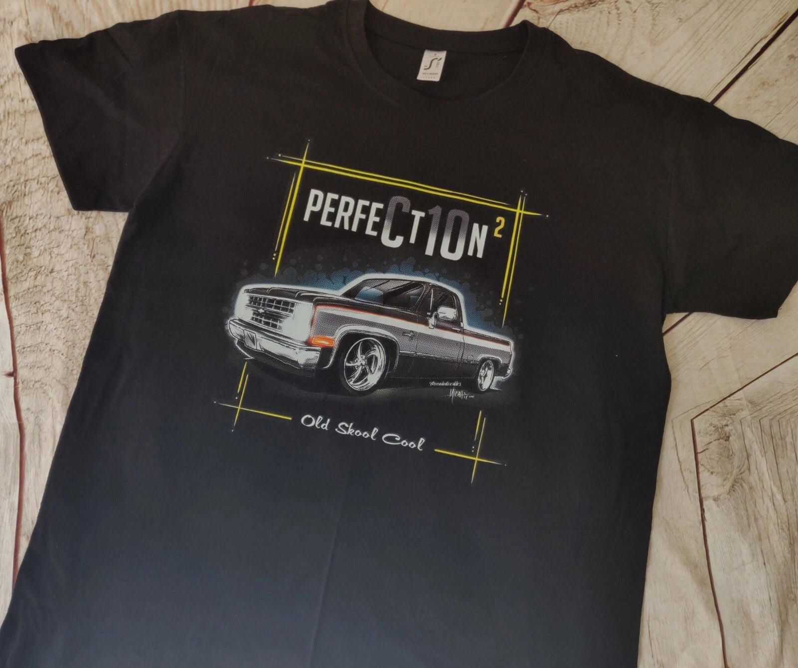 Chevrolet C10 old pickup truck custom t-shirt