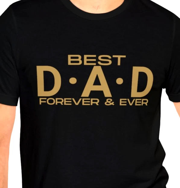 Best Dad Ever Shirt Fathers Day Gift for Dad from Daughter Son Mens T-Shirt