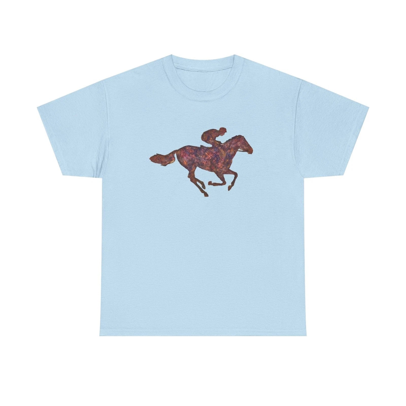 Race Horse Unisex Heavy Cotton Tee: Where Comfort Meets Creativity