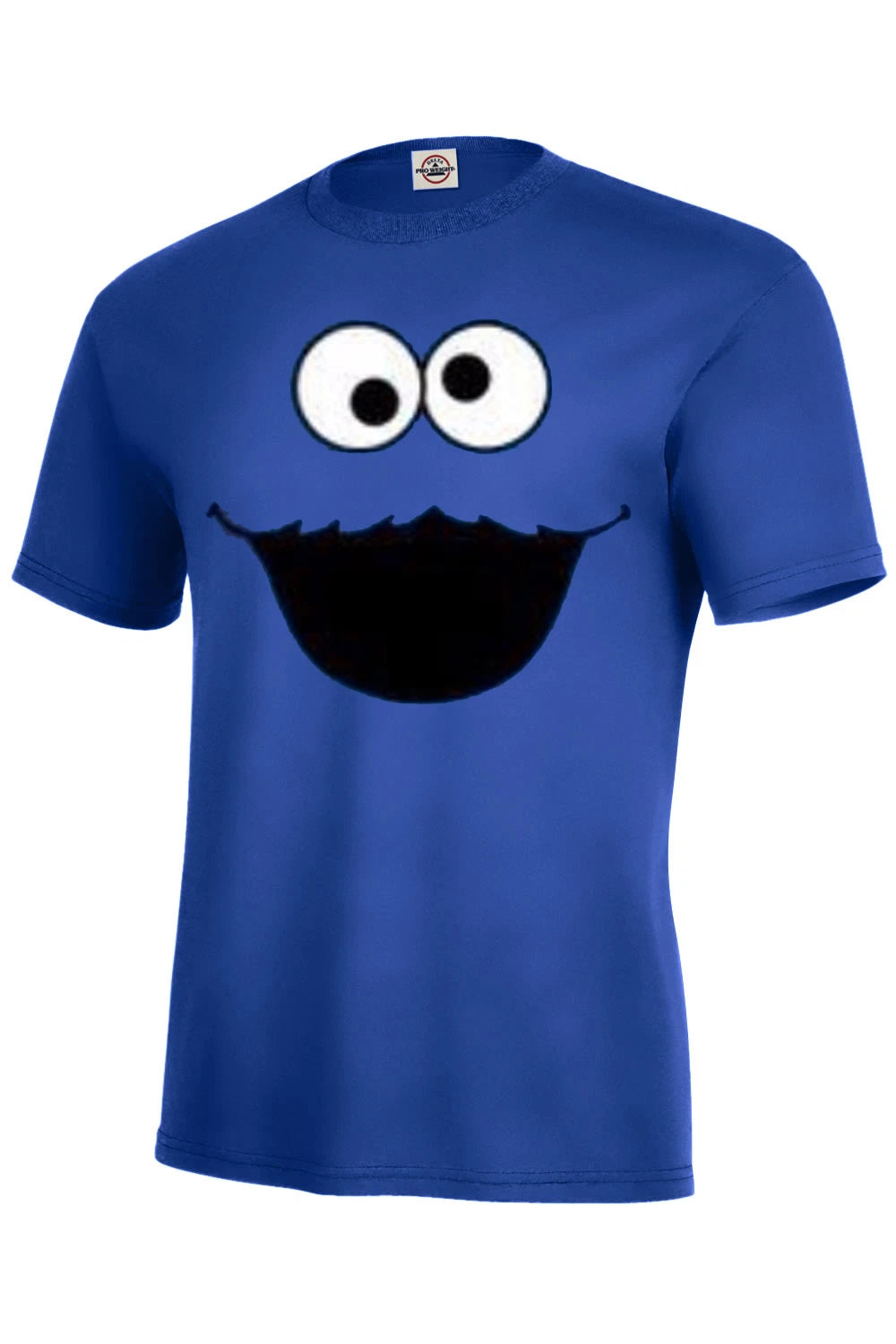 Cookie Monster T-shirt r.blue KIDS XS2-4-XL18-20 ADULT S-5XL LONG SLEEVE S-5XL