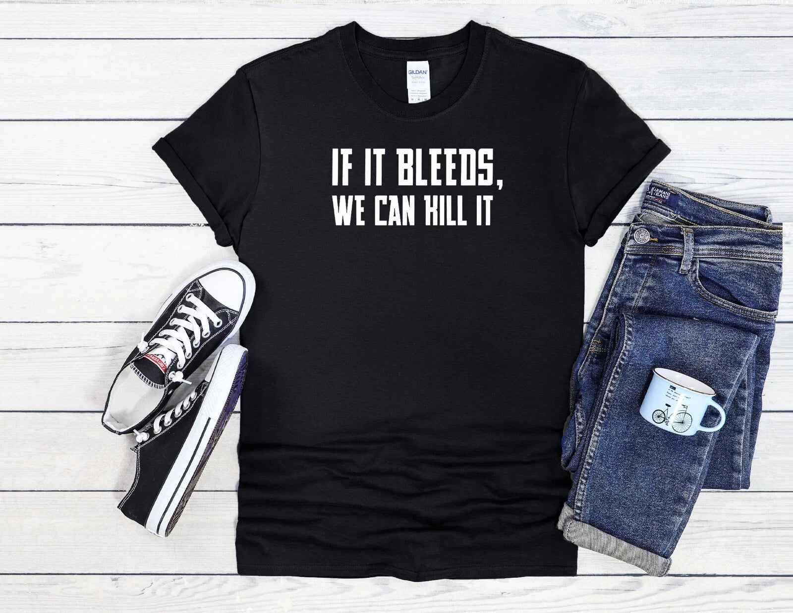 If It Bleeds We Can Kill T-Shirt Men Women Unisex Shirt Hoodie Baseball 4100