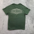 Primitive Skateboarding Mens S Green Worldwide Above Everything T-Shirt Tee