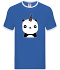 Pandacorn - Mens Ringer - Panda Unicorn Cute Fantasy Magical Gift