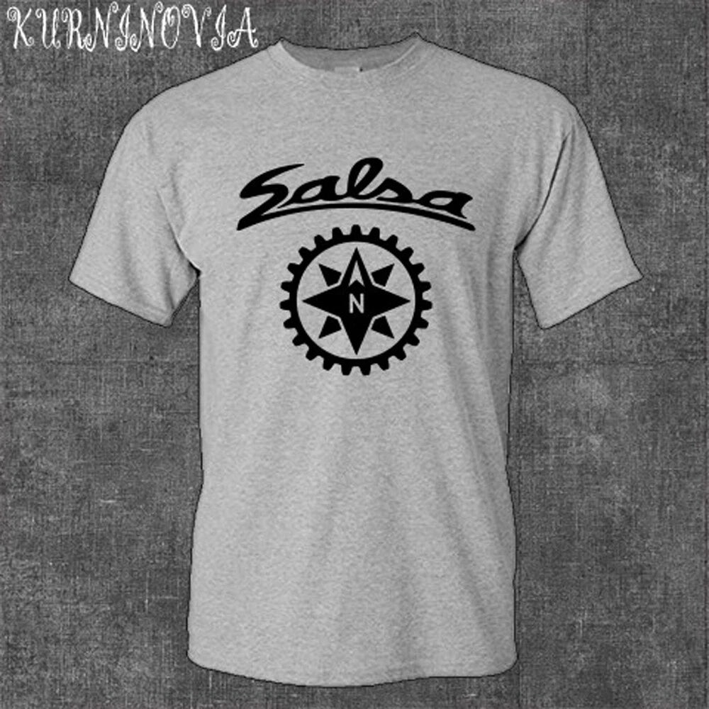 Salsa Bike Bicycle Cycling Men's Gray Size S to 5XL