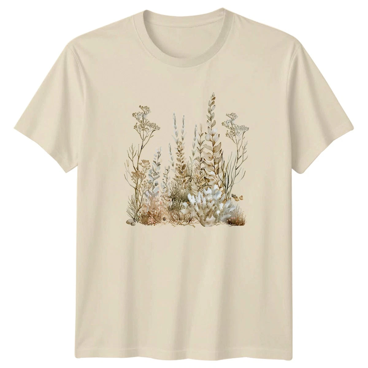 Boho Coral Reef T-Shirt Underwater Nature Illustration Gift For Him And Her