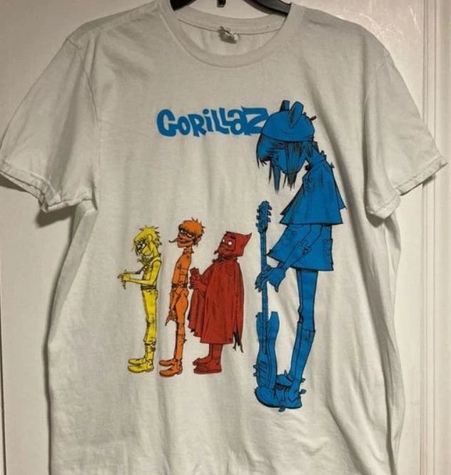 Vintage Gorillaz Band Tee Retro Music T-Shirt Poster t shirt