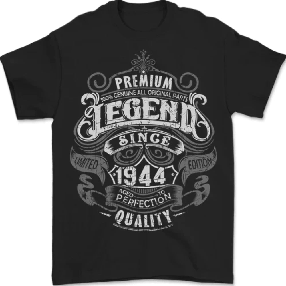 Premium Legend 82nd Birthday 1944 Mens T-Shirt 100% Cotton