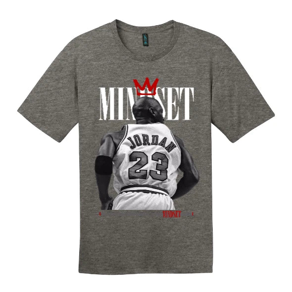 NEW ART SOCIETY MJ MINDSET VOL. 1 HEATHER CHARCOAL TEE SHIRT SM-4XL MADE IN USA