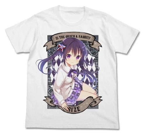 COSPA Is the Order a Rabbit? Rizeful Color T-shirt WHITE L