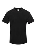 Men's Premium Heavy Weight 100% Cotton Regular Fit Casual Basic T-Shirt Black