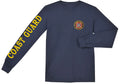 long sleeved t-shirt for men US Coast Guard t-shirt uscg tee shirt sleeve design