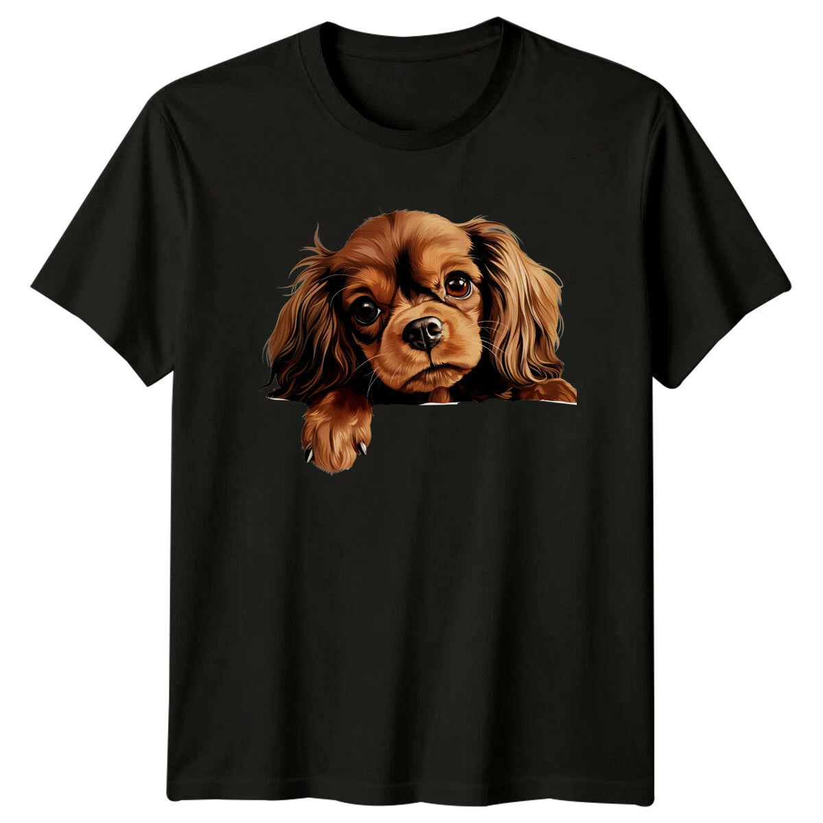 Cavalier King Charles Spaniel Dog Breed Graphic T-Shirt