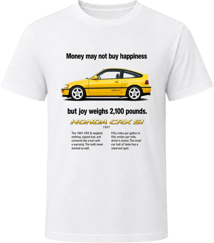 Honda CRX SI 1991 90s Hot Hatch T-Shirt